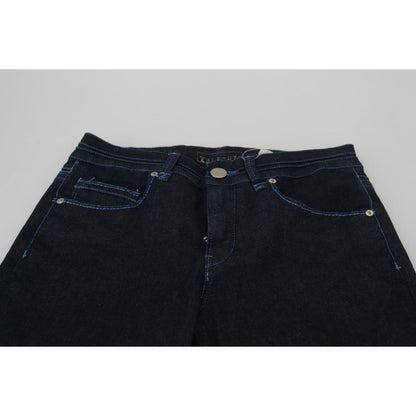 Acht Dark Blue Low Waist Slim Fit Women Denim Jeans