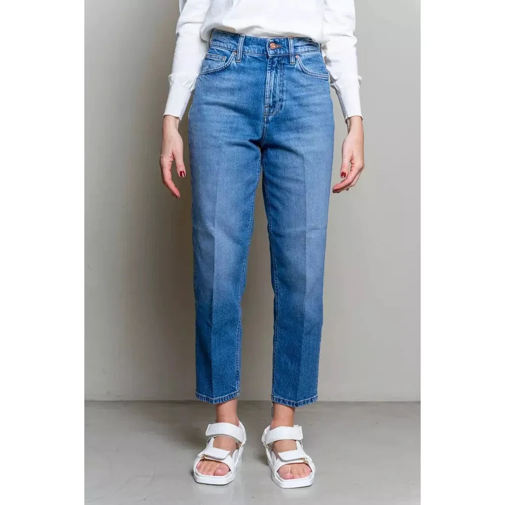 Don The Fuller Blue Cotton Women Jeans