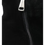 Dolce & Gabbana Black Suede Leather Mid Calf Men Boots Shoes