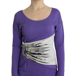 Cavalli Purple longsleeved dress SIG11484-4