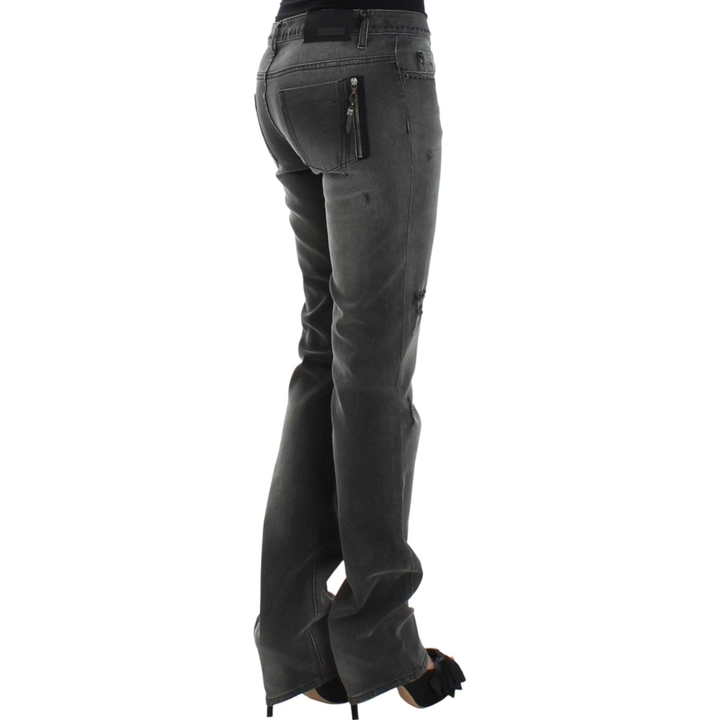 Costume National Gray straight leg jeans SIG12557-5