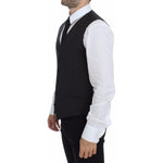 Dolce & Gabbana Classic Gray Wool Blend Dress Vest Dolce & Gabbana Light Gray