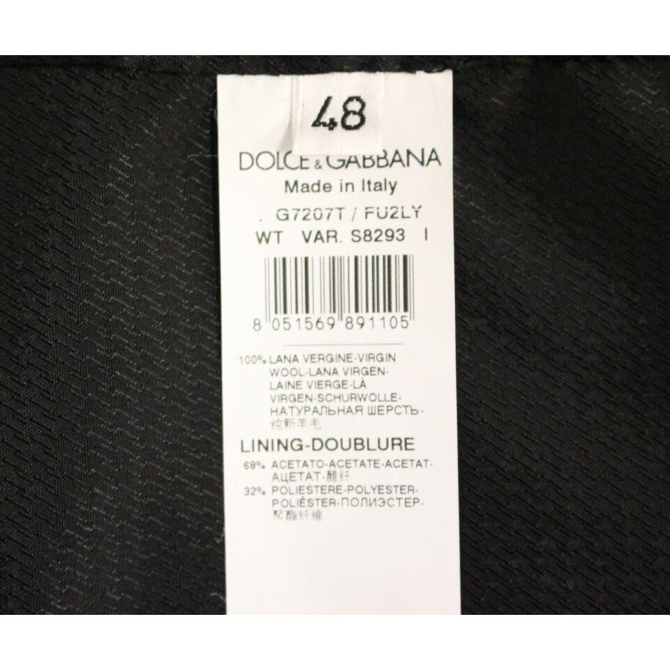 Dolce & Gabbana Gray Wool Formal Dress Vest Gilet Weste GSS12053-1