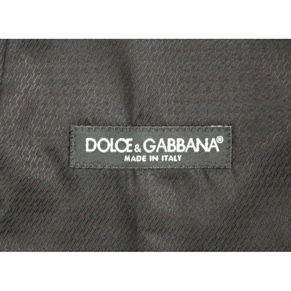 Dolce & Gabbana Gray Wool Formal Dress Vest Gilet Weste GSS12053-1