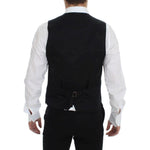 Dolce & Gabbana Gray Wool Formal Dress Vest Gilet Weste GSS12053-1