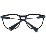 Sandro Black Men Glasses Frame shown in full-rim round acetate with demo lenses and black finish, front view.