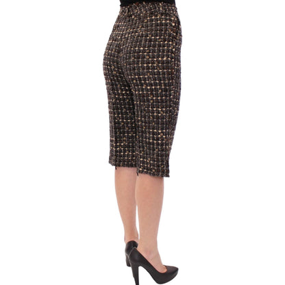 Dolce & Gabbana Multicolor Wool Shorts Pants