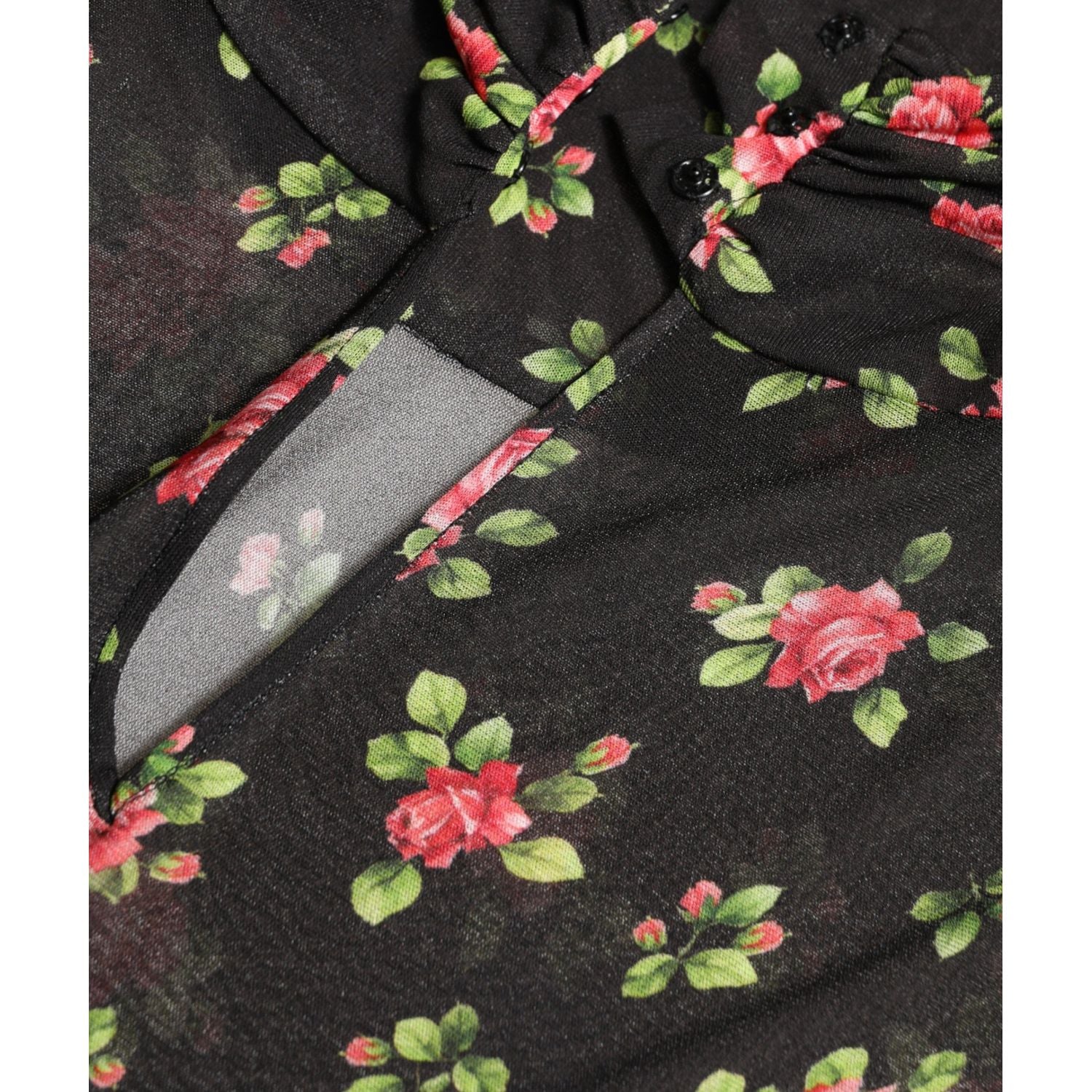 优雅花朵紧身连衣裙