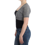 Ermanno Scervino Lingerie Knit Gray Bolero Sweater Cardigan SIG11860-2