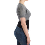 Ermanno Scervino Lingerie Knit Gray Bolero Sweater Cardigan SIG11860-2