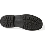 Dolce & Gabbana Brown Leather Lace Up Derby Men Dress Shoes