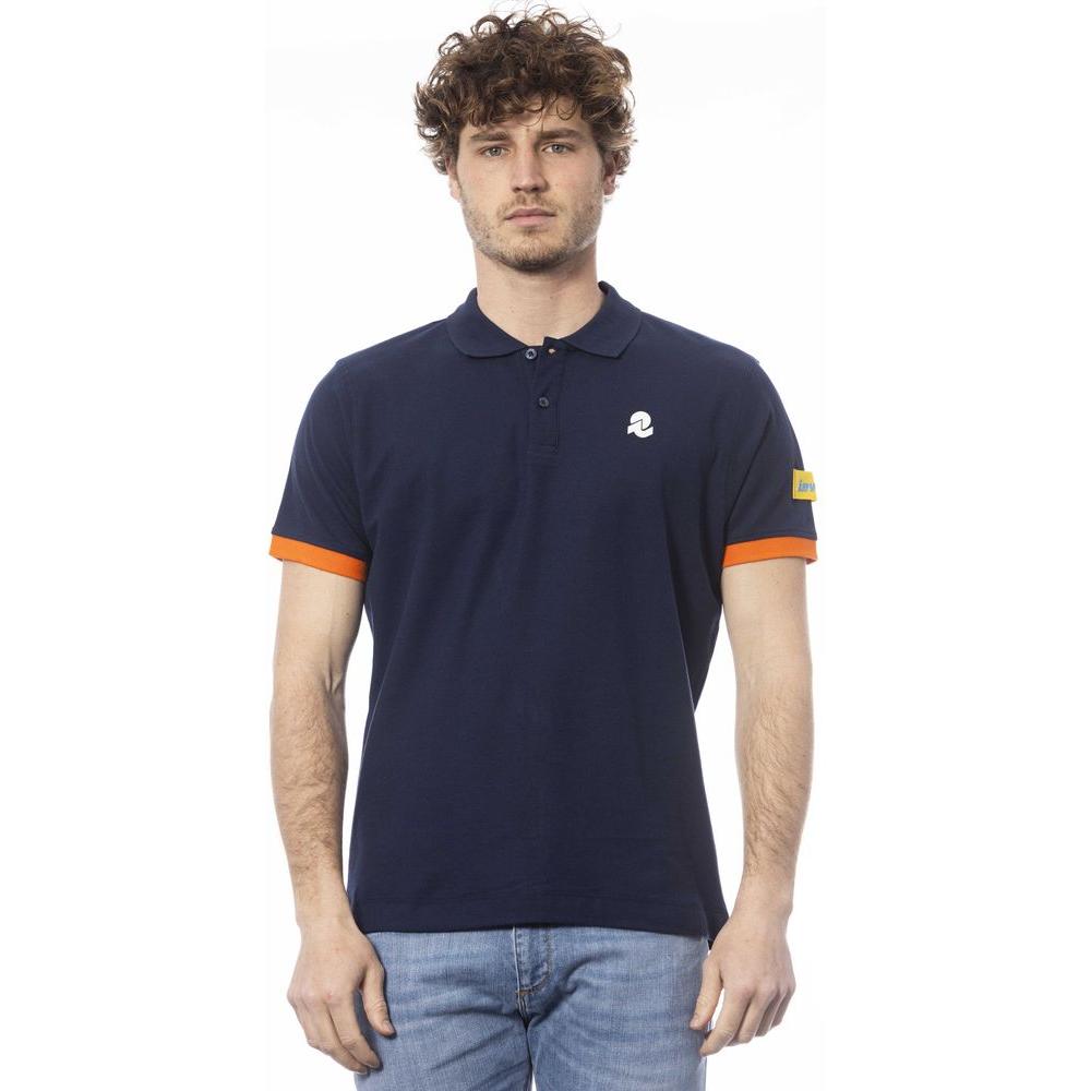 时尚蓝色短袖 Polo 衫