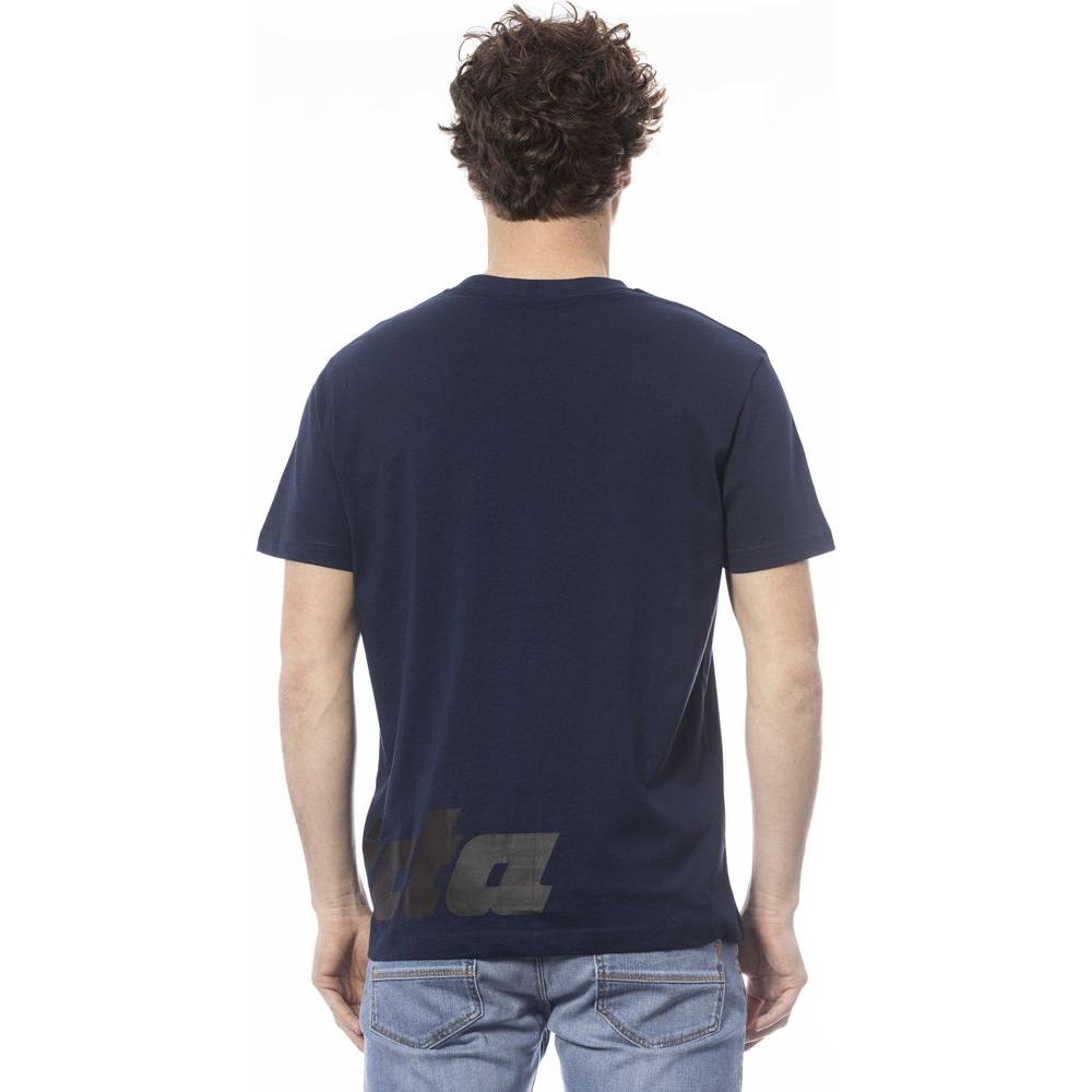 Invicta 蓝色圆领棉质 T 恤