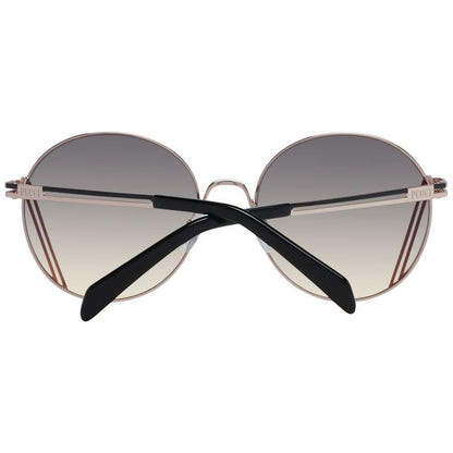 Emilio Pucci Rose Gold Metal Sunglasses
