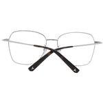 Bally Black Women Glasses Frame featuring black metal full-rim square design and plastic demo lenses, includes branded case.
