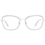 Emilio Pucci Black Women Glasses Frame in metal, full-rim, square shape with demo lenses; size 56-16-140, includes branded case.