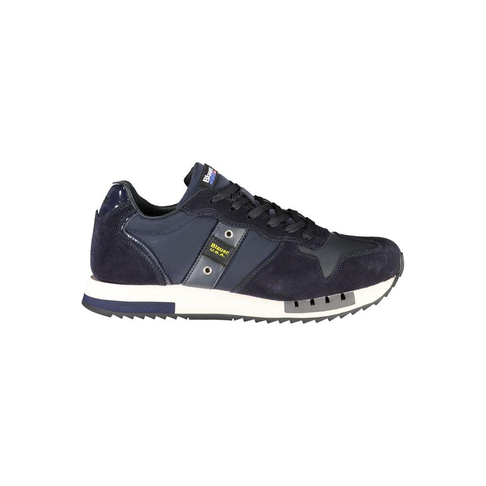 حذاء رياضي برباط بلون أزرق من Blauer