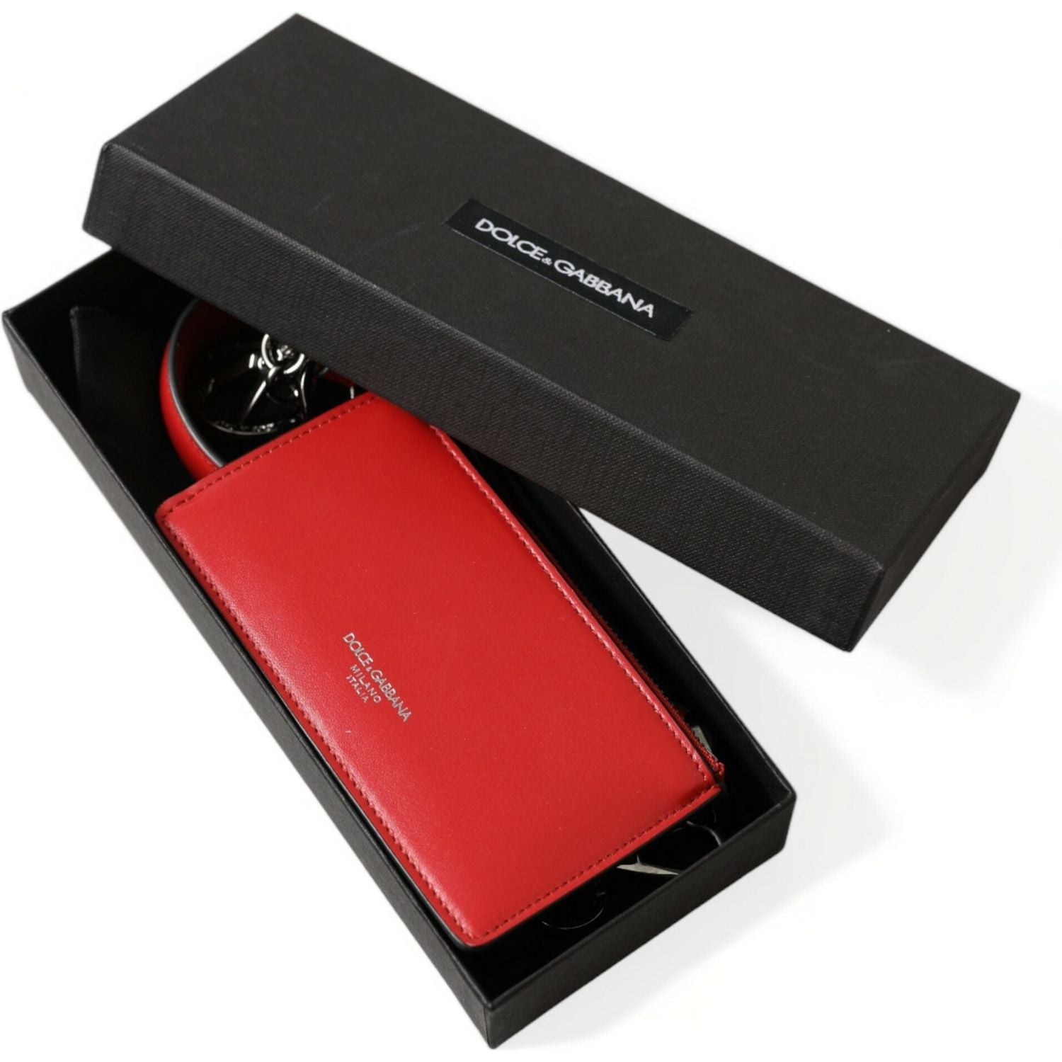 优雅红色皮革 Airpods 保护套