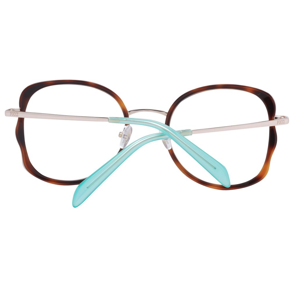 Emilio Pucci Brown Women Glasses Frame