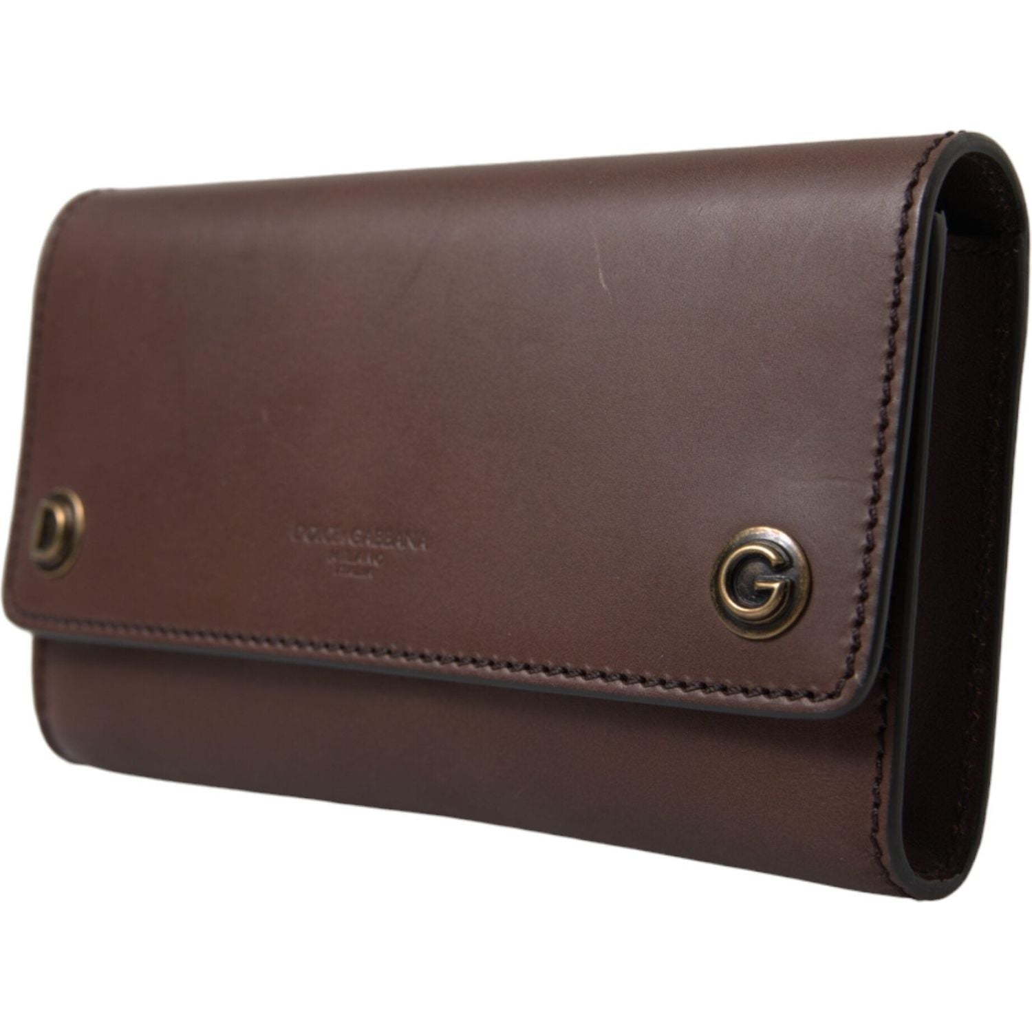 优雅的深棕色皮革单肩包