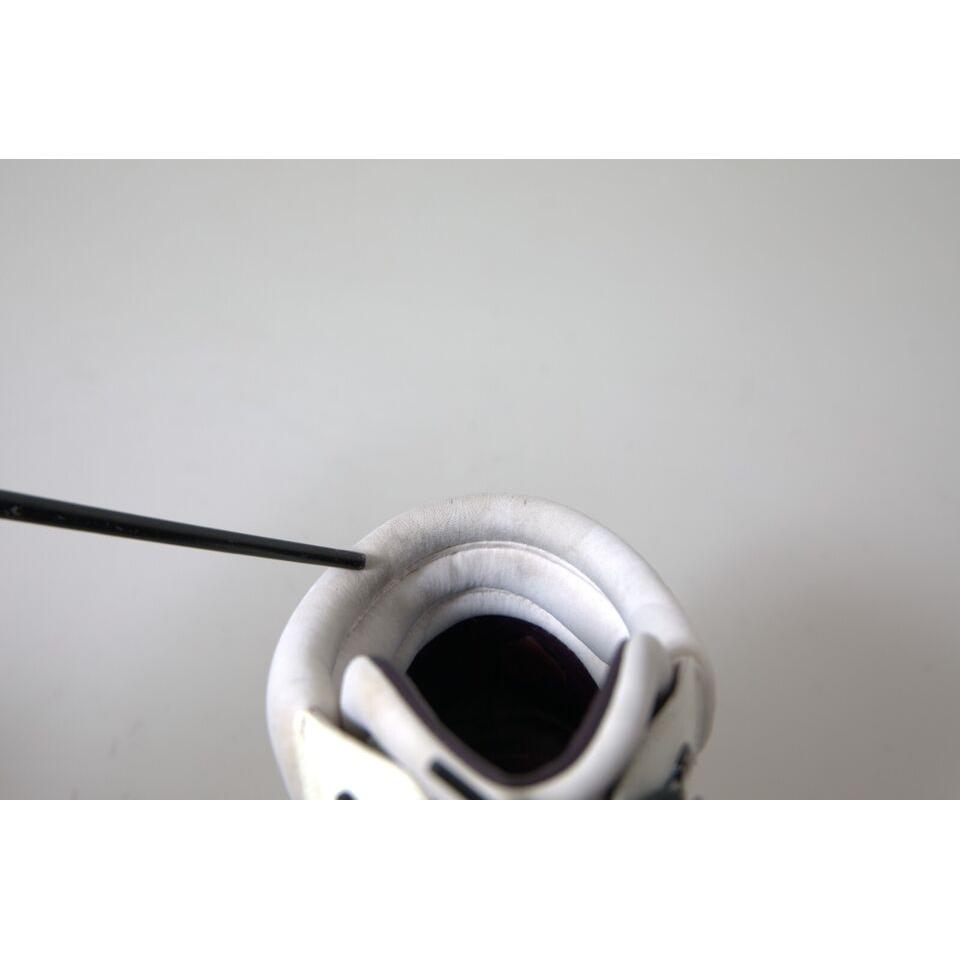 حذاء الكاحل الإيطالي الأبيض الرائع من دولتشي آند غابانا