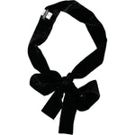 Dolce & Gabbana Black Viscose Wide Waist Women Belt Dolce & Gabbana Black