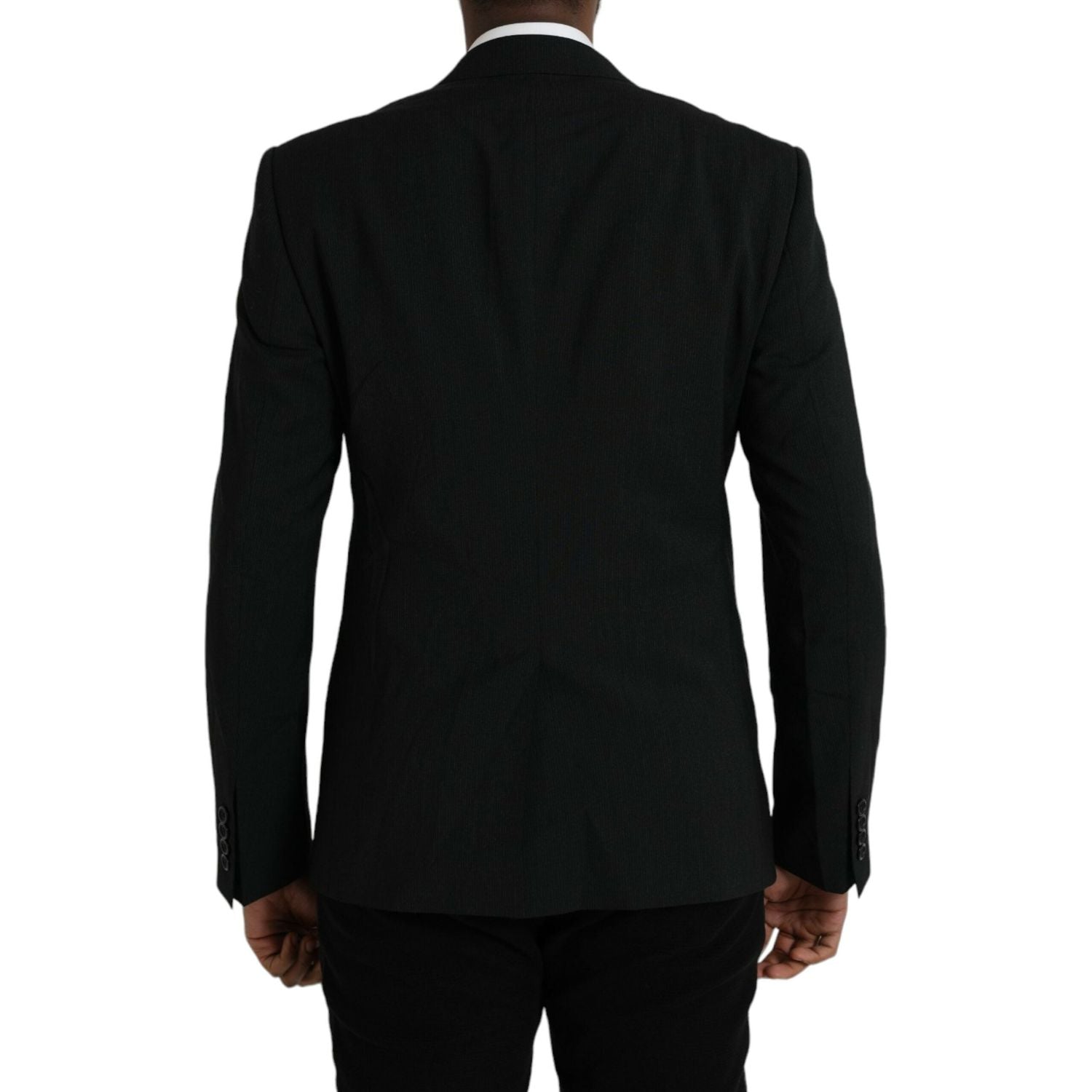 蓝色 MARTINI 披肩单排扣西装外套