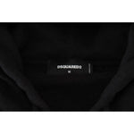 Dsquared² Black Embellished Full Zip Hooded Sweater Dsquared² Black