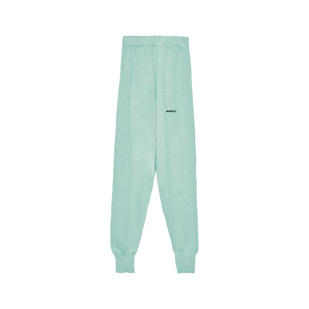 Hinnominate Green Wool Blend Women Pants