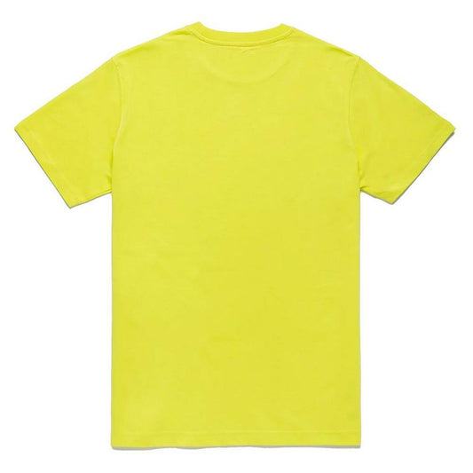Refrigiwear Embossed Logo Cotton T-Shirt in Yellow