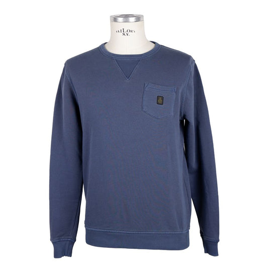 Refrigiwear Blue Cotton Men's Sweater RE-9224-XL