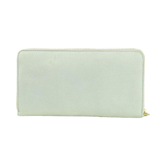 Cavalli Class Gray Calfskin Women Wallet CACL-5841