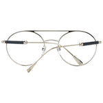Front view of Tod's Black Women Glasses Frame in full-rim aviator style with metal and plastic. Size 52-19-145.