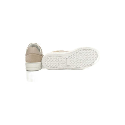 Cerruti 1881 Beige Cowhide Women Sneaker
