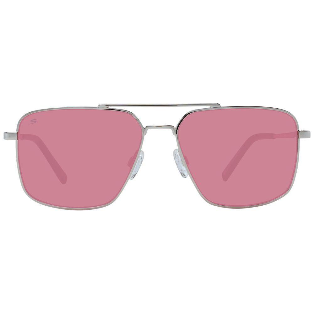 Serengeti Silver Men Sunglass