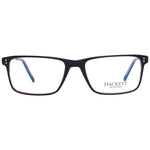 Hackett Black Men Glasses Frame with full-rim acetate design, black color, demo lenses, size 53-17-145, includes branded case.