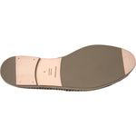 Dolce & Gabbana Brown Buffalo Leather Espadrille Flats Shoes