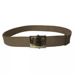 Dolce & Gabbana Brown Canvas Square Metal Buckle Men Belt BEL9135-90
