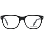 Ermenegildo Zegna Black Men Glasses Frame, plastic square, 54-18-145 size, full-rim, spring hinge, branded case included.