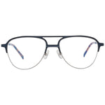 Hackett Black Men Glasses Frame with metal and plastic construction, blue-filter, half-rim style, and 53-17-145 dimensions.