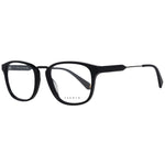 Sandro Black Men Glasses Frame, plastic full-rim, rectangle style with demo lenses. Frame size 51-19-145, includes branded case.