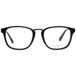 Sandro Black Men Glasses Frame, full-rim plastic rectangle with a modern design, size 51-19-145, includes branded case.
