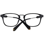 Sandro Black Men Glasses Frame, black full-rim rectangular plastic frame, size 51-19-145, with demo lenses, men’s eyewear.