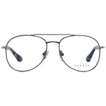 Sandro Black Women Glasses Frame, metal full-rim aviator style with demo lenses, includes branded case, size 51-15-135, black frame color.