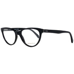 Emilio Pucci Black Women Glasses Frame, full-rim style, plastic frame, 52 lens width, branded case included.