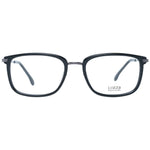 Lozza Black Men Glasses Frame in full-rim rectangular style with plastic black frames and demo lenses, size 54-19-140.