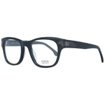 Lozza Black Unisex Glasses Frame full-rim black plastic trapezium style with demo lenses, size 50-21-140.
