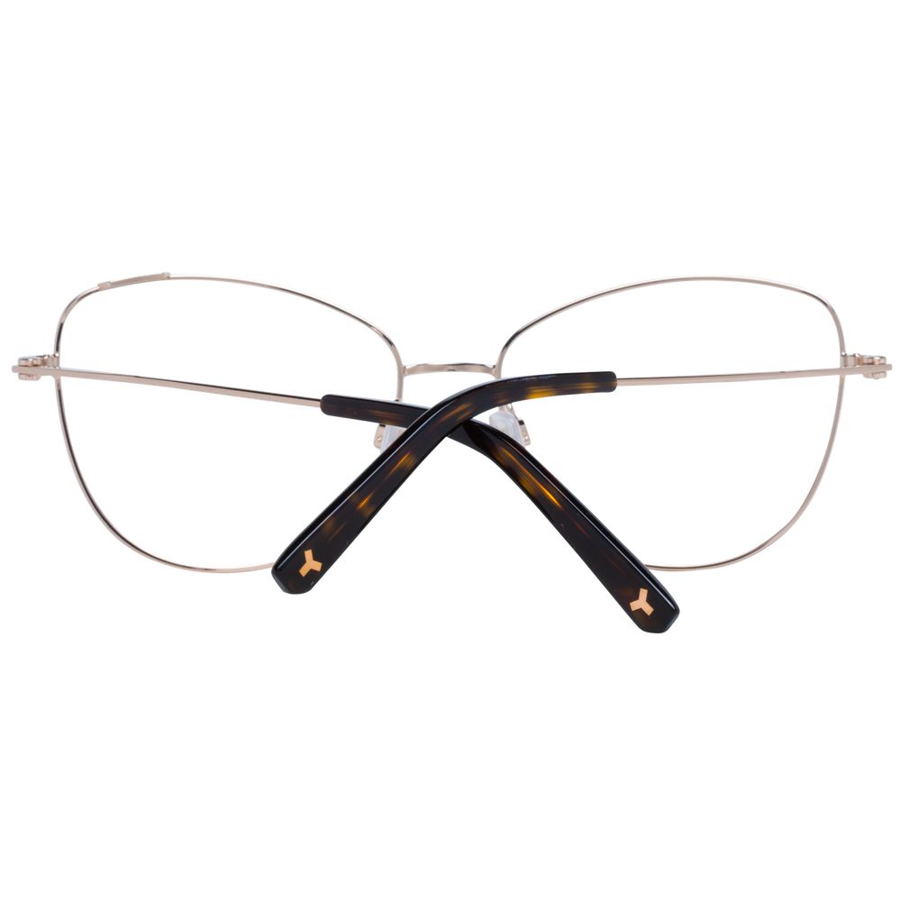 Bally Black Women Glasses Frame metal & plastic cat-eye design, full-rim, demo lenses, 56-16-140 size, includes branded case.