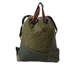 Dolce & Gabbana Military Green Patchwork Rucksack Backpack Bag BAG1480