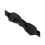 Dolce & Gabbana Black Silk Adjustable Neck Men Bow Tie FT3925